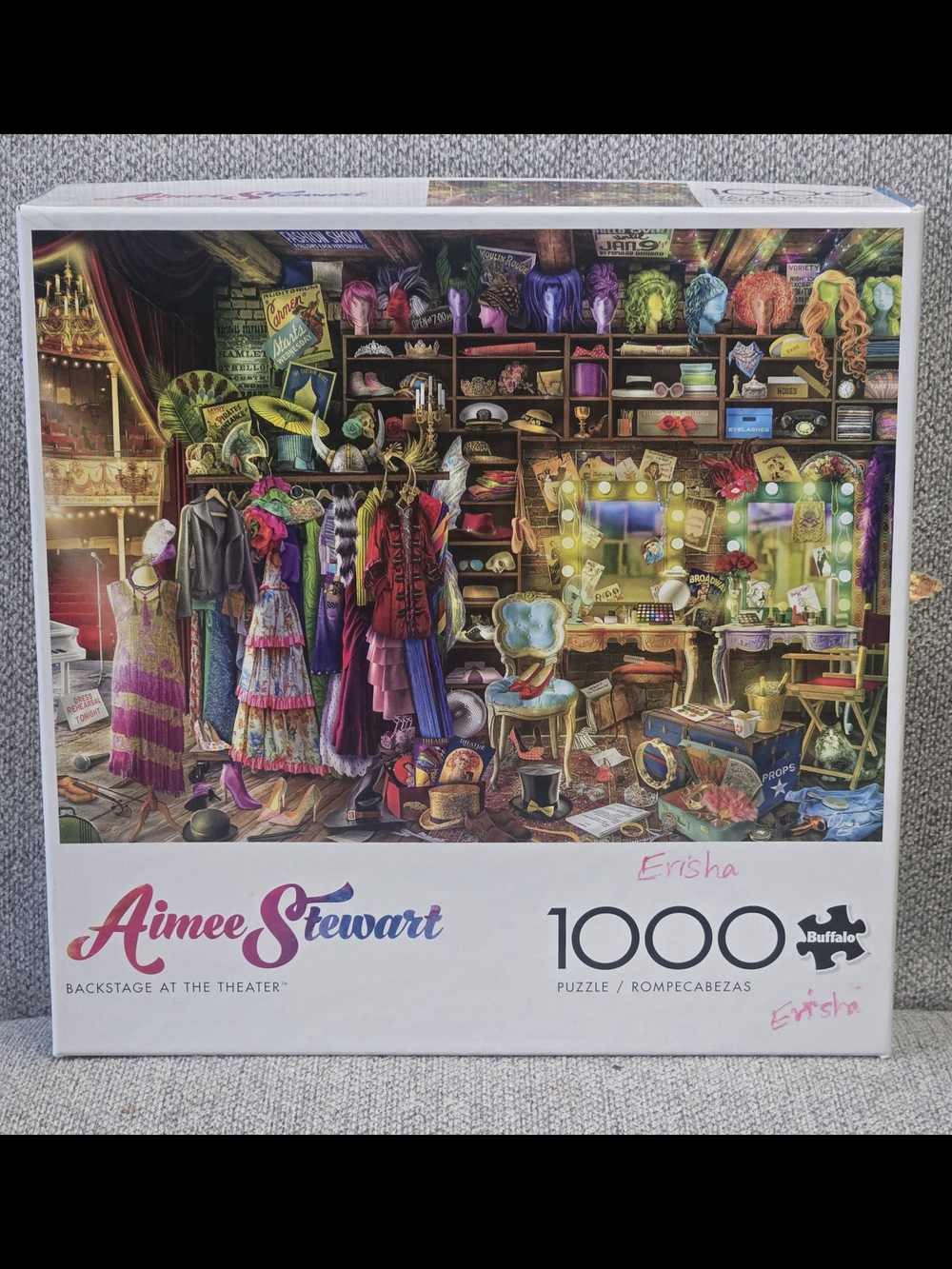 Aimee Stewart-"Backstage at the Theater"-1000 Piece Jigsaw Puzzle  Buffalo Games